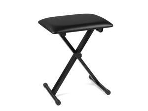 Piano Bench - Keyboard Bench Height Adjustable Foldable X-Style Padded Stool Chair Seat Cushion With Anti-Slip Rubber Feet Perfect for Kids, Adult Instrumental Performance and Practice Piano Bench - Keyboard Bench Height Adjustable Foldable X-Style Padded Stool Chair Seat Cushion With Anti-Slip Rubber Feet Perfect for Kids, Adult Instrumental Performance and Practice