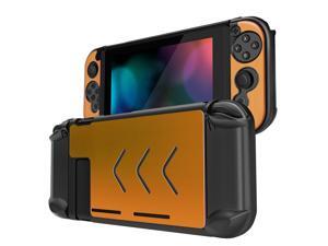 Nintendo Switch Case Cover for Console & Joy-Con Controller - Travel Friendly Aluminum Alloy Hard Shell Protector, Anti-Scratch Shockproof Protective Nintendo Switch Accessories (Gold) Nintendo Switch Case Cover for Console & Joy-Con Controller - Travel Friendly Aluminum Alloy Hard Shell Protector, Anti-Scratch Shockproof Protective Nintendo Switch Accessories (Gold)