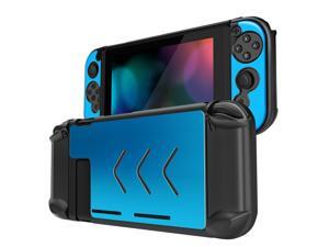 Nintendo Switch Case Cover for Console & Joy-Con Controller - Travel Friendly Aluminum Alloy Hard Shell Protector, Anti-Scratch Shockproof Protective Nintendo Switch Accessories (Blue) Nintendo Switch Case Cover for Console & Joy-Con Controller - Travel Friendly Aluminum Alloy Hard Shell Protector, Anti-Scratch Shockproof Protective Nintendo Switch Accessories (Blue)