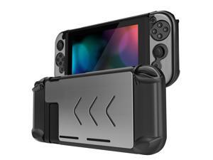 Nintendo Switch Case Cover for Console & Joy-Con Controller - Travel Friendly Aluminum Alloy Hard Shell Protector, Anti-Scratch Shockproof Protective Nintendo Switch Accessories (Silver) Nintendo Switch Case Cover for Console & Joy-Con Controller - Travel Friendly Aluminum Alloy Hard Shell Protector, Anti-Scratch Shockproof Protective Nintendo Switch Accessories (Silver)