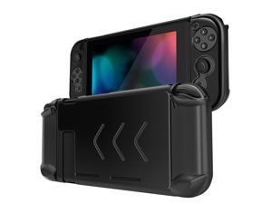 Nintendo Switch Case Cover for Console & Joy-Con Controller - Travel Friendly Aluminum Alloy Hard Shell Protector, Anti-Scratch Shockproof Protective Nintendo Switch Accessories (Black) Nintendo Switch Case Cover for Console & Joy-Con Controller - Travel Friendly Aluminum Alloy Hard Shell Protector, Anti-Scratch Shockproof Protective Nintendo Switch Accessories (Black)