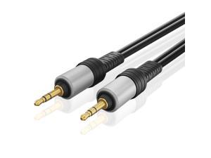 Premium Gold Plated 3.5mm Audio Cable (15 Feet) - Male to Male AUX Auxiliary Stereo Headset Jack Adapter Wire Cord Plug Connector for iPhone iPod iPad, Android Smartphone Tablet, Home Car Audio System Premium Gold Plated 3.5mm Audio Cable (15 Feet) - Male to Male AUX Auxiliary Stereo Headset Jack Adapter Wire Cord Plug Connector for iPhone iPod iPad, Android Smartphone Tablet, Home Car Audio System