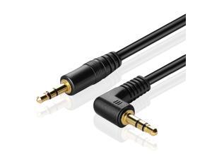 Audio Cable 3.5mm Right Angle (3FT) Male to Male Gold Plated AUX Auxiliary Headset Jack Adapter TRS Cord for Bose Sony Headphones Cord Replacement iPhone iPod iPad Computer Portable Speaker Car Audio Cable 3.5mm Right Angle (3FT) Male to Male Gold Plated AUX Auxiliary Headset Jack Adapter TRS Cord for Bose Sony Headphones Cord Replacement iPhone iPod iPad Computer Portable Speaker Car