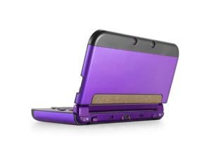 Plastic + Aluminium Full Body Protective Snap-on Hard Shell Skin Case Cover Purple for New Nintendo 3DS LL XL 2015
