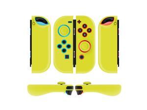 Nintendo Switch Joy-Con Grip Gel Guards with Thumb Grips Caps - Protective Case Covers Anti-Slip Ergonomic Lightweight Design Joy Con Comfort Grip Controller Skin Accessories (1 Pair Yellow) Nintendo Switch Joy-Con Grip Gel Guards with Thumb Grips Caps - Protective Case Covers Anti-Slip Ergonomic Lightweight Design Joy Con Comfort Grip Controller Skin Accessories (1 Pair Yellow)