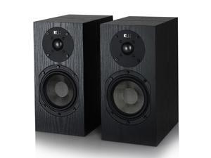 KLH Albany II 2-Way Bookshelf Speakers - Pair (Black Oak) KLH Albany II 2-Way Bookshelf Speakers - Pair (Black Oak)