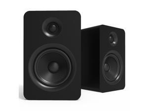 Kanto YUP6 Passive Bookshelf Speakers with 1" Silk Dome Tweeter and 5.25" Kevlar Woofer - External Amplifier/Receiver Required - Pair (Black)