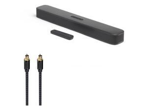 JBL Bar 2.0 All-in-One Compact 2.0 Channel Sound Bar with Austere V Series Optical Audio Cable - 6.56 ft (2.0m) JBL Bar 2.0 All-in-One Compact 2.0 Channel Sound Bar with Austere V Series Optical Audio Cable - 6.56 ft (2.0m)