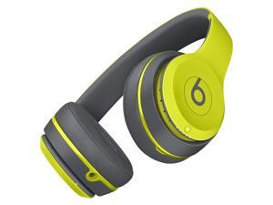 Beats Solo2 Wireless Bluetooth On-Ear Headphones With In-Line Mic (Shock Yellow) Beats Solo2 Wireless Bluetooth On-Ear Headphones With In-Line Mic (Shock Yellow)
