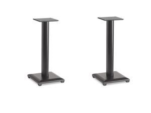 Sanus NF24B Natural Foundations 24" Speaker Stand - Pair (Black Lacquer)