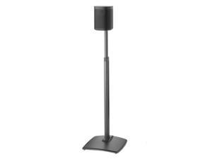 Sanus Adjustable Height Wireless Speaker Stand for Sonos ONE, PLAY:1, and PLAY:3 - Each (Black)