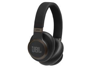 JBL LIVE 650BTNC Wireless Over-Ear Noise-Cancelling Headphones with Voice Control (Black)