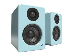 Kanto YU2 Powered Desktop Speakers with Built-in USB DAC, Gloss Teal