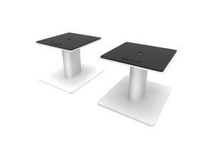 Kanto SP6HD 6" Tall Universal Desktop Speaker Stands with Integrated Cable Management, White Kanto SP6HD 6" Tall Universal Desktop Speaker Stands with Integrated Cable Management, White