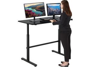 Standing Desk Converter Height Adjustable Desk Computer Workstation Large Desktop Stand Up Desk Ergotron Laptop Sit-Stand Desk Fit Dual Monitor for Home Office Black,47inches Standing Desk Converter Height Adjustable Desk Computer Workstation Large Desktop Stand Up Desk Ergotron Laptop Sit-Stand Desk Fit Dual Monitor for Home Office Black,47inches