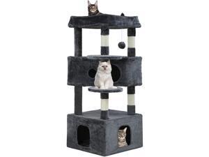 Cat Tree Cat Tower Cat Condo Playground Cage Kitten Medium Multi-level 48.8 inches Activity Center Play House Scratching Post Furniture Large Soft Plush Perches,Grey Cat Tree Cat Tower Cat Condo Playground Cage Kitten Medium Multi-level 48.8 inches Activity Center Play House Scratching Post Furniture Large Soft Plush Perches,Grey