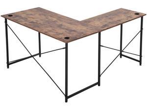 Computer Desk Gaming desk L Shaped Desk Office Writing Desk Modern Student Girl Kids Study PC Simple Extra Large Ergonomic Table Workstation,Vintage Computer Desk Gaming desk L Shaped Desk Office Writing Desk Modern Student Girl Kids Study PC Simple Extra Large Ergonomic Table Workstation,Vintage