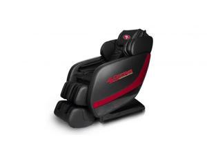 NFL Electric Full Body Shiatsu Massage Chair Foot Roller Zero Gravity Wheat EC909 San Francisco 49ers