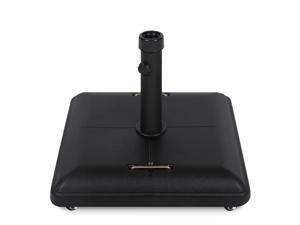 Best Choice Products 81lb. Heavy Duty Square Concrete Rolling Patio Umbrella Base Stand w/ Locking Wheels Best Choice Products 81lb. Heavy Duty Square Concrete Rolling Patio Umbrella Base Stand w/ Locking Wheels