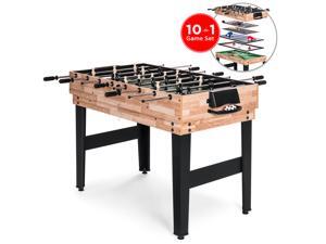 Best Choice Products 2x4ft 10-in-1 Combo Game Table Set w/ Pool, Foosball, Ping Pong, Hockey, Bowling, Chess, and More Best Choice Products 2x4ft 10-in-1 Combo Game Table Set w/ Pool, Foosball, Ping Pong, Hockey, Bowling, Chess, and More