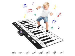Best Choice Products 71in Giant Heavy-Duty Vinyl 24-Key Piano Keyboard Music Playmat w/ 8 Instrument Settings - Black Best Choice Products 71in Giant Heavy-Duty Vinyl 24-Key Piano Keyboard Music Playmat w/ 8 Instrument Settings - Black