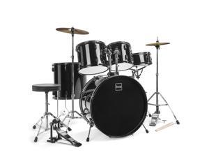 Best Choice Products 5-Piece Beginner Drum Set w/ Snare, Bass, Toms, Cymbal, Hi-Hat, Sticks, Chair, Drum Pedal - Black Best Choice Products 5-Piece Beginner Drum Set w/ Snare, Bass, Toms, Cymbal, Hi-Hat, Sticks, Chair, Drum Pedal - Black