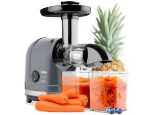 Best Choice Products 150W Horizontal Slow Masticating Juicer, Cold Press Extractor w/ Lock, Reverse Mode, Quiet Motor Best Choice Products 150W Horizontal Slow Masticating Juicer, Cold Press Extractor w/ Lock, Reverse Mode, Quiet Motor