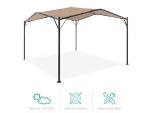 Best Choice Products 12x12ft Gazebo Canopy for Patio, Backyard w/ Weighted Bags, Weather-Resistant, Easy Assembly - Tan Best Choice Products 12x12ft Gazebo Canopy for Patio, Backyard w/ Weighted Bags, Weather-Resistant, Easy Assembly - Tan