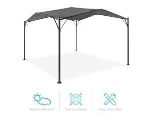 Best Choice Products 12x12ft Gazebo Canopy for Patio, Backyard w/ Weighted Bags, Weather-Resistant, Easy Assembly - Gray Best Choice Products 12x12ft Gazebo Canopy for Patio, Backyard w/ Weighted Bags, Weather-Resistant, Easy Assembly - Gray
