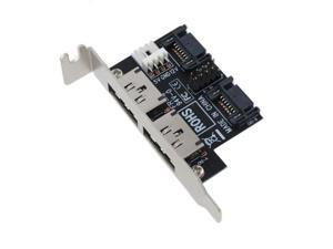 SEDNA - 2 Port PeSATA / USB Combo Low Profile Metal Bracket with 25 inch Power eSATA cable SEDNA - 2 Port PeSATA / USB Combo Low Profile Metal Bracket with 25 inch Power eSATA cable