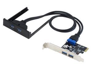 Sedna PCI Express USB 3.0 4-Port Adapter Card with 2-Port Floppy Bay Front Panel Sedna PCI Express USB 3.0 4-Port Adapter Card with 2-Port Floppy Bay Front Panel
