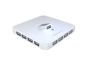 SEDNA - USB 2.0 13 Ports Hub - with 1 Foldable Port - White SEDNA - USB 2.0 13 Ports Hub - with 1 Foldable Port - White