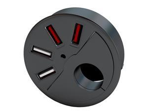SEDNA In Desk 2.5" 4 Ports USB Charger - Black SEDNA In Desk 2.5" 4 Ports USB Charger - Black