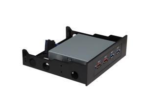 SEDNA - USB 3.0 2 Ports + BC 1.2 USB Charging 2 Ports - Floppy Bay Front Panel for Desktop PC including 5.25" DVD Bay Mounting kit SEDNA - USB 3.0 2 Ports + BC 1.2 USB Charging 2 Ports - Floppy Bay Front Panel for Desktop PC including 5.25" DVD Bay Mounting kit