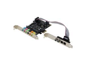 SEDNA - SE-PCIE-SC-10 High Quality  PCIe  7.1 Channel Sound card  ( Chip set : CM8828 + CM9882A ) with SPDIF Bracket