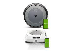 iRobot Roomba i3 (3150) Wi-Fi Connected Robot Vacuum & Braava Jet m6 Robot Mop
