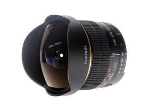 Rokinon ROK8MMNIK 8mm f35 Aspherical Fisheye Lens for Nikon Cameras Black