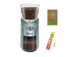 Capresso 575.05 Infinity Plus Conical Burr Grinder (Stainless Steel) Bundle Capresso 575.05 Infinity Plus Conical Burr Grinder (Stainless Steel) Bundle
