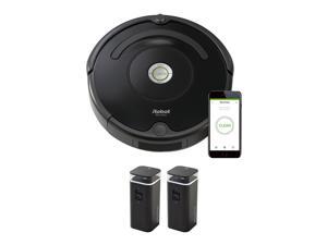 iRobot Roomba 675 Wi-Fi Connected Robotic Vacuum Cleaner Bundle with Two iRobot iRobot Roomba 675 Wi-Fi Connected Robotic Vacuum Cleaner Bundle with Two iRobot
