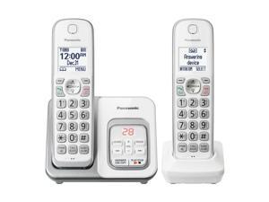 Panasonic KX-TGD532W Cordless Phone With Handset Cordless Phone with Answering Machine - 2 Handsets Panasonic KX-TGD532W Cordless Phone With Handset Cordless Phone with Answering Machine - 2 Handsets