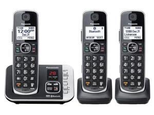 Panasonic KX-TGE633M DECT 6.0 Expandable 3-Handset Cordless Phone Panasonic KX-TGE633M DECT 6.0 Expandable 3-Handset Cordless Phone