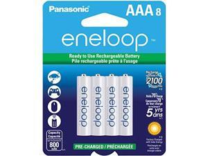 PANASONIC SPKBK4MCCA8BAW eneloop Batteries AAA 8 pack PANASONIC SPKBK4MCCA8BAW eneloop Batteries AAA 8 pack