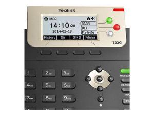 Yealink Sip-T23g Ip Phone - Corded - Corded - Wall Mountable - Black Yealink Sip-T23g Ip Phone - Corded - Corded - Wall Mountable - Black