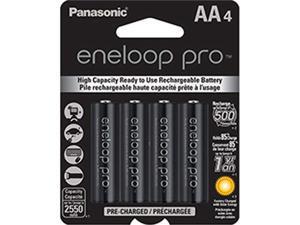 PANASONIC SPKBK3HCCA4BAB Panasonic BK-3HCCA4BA eneloop pro AA High Capacity New Ni-MH Pre-Charged Rechargeable Batteries 4 Pack PANASONIC SPKBK3HCCA4BAB Panasonic BK-3HCCA4BA eneloop pro AA High Capacity New Ni-MH Pre-Charged Rechargeable Batteries 4 Pack