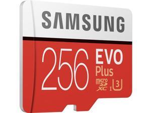 Samsung EVO Plus 256 GB microSDXC - Class 10/UHS-I (U3) - 100 MB/s Read - 90 MB/s Write Samsung EVO Plus 256 GB microSDXC - Class 10/UHS-I (U3) - 100 MB/s Read - 90 MB/s Write