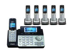 Vtech DS6151 + DS6101-5 Expandable 2-line Cordless Phone w/ Enhanced Security Vtech DS6151 + DS6101-5 Expandable 2-line Cordless Phone w/ Enhanced Security