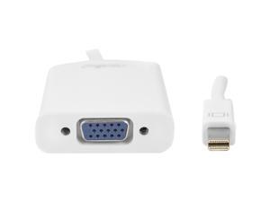 Rocstor Mini Displayport To Vga Adapter For Mac / Pc - Cable Length: 5.9" Rocstor Mini Displayport To Vga Adapter For Mac / Pc - Cable Length: 5.9"