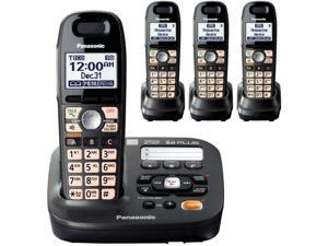 Panasonic KX-TG785SK DECT 6.0 Plus Link-to-cell Bluetooth Cordless Phone System 