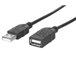 Manhattan Products ICI393850B A-Male to A-Female USB 2.0, 10ft Extension Cable Manhattan Products ICI393850B A-Male to A-Female USB 2.0, 10ft Extension Cable