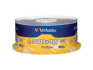 Verbatim VTM94834S 30pk Dvd+rw 4x 4.7gb Branded Spindle Verbatim VTM94834S 30pk Dvd+rw 4x 4.7gb Branded Spindle